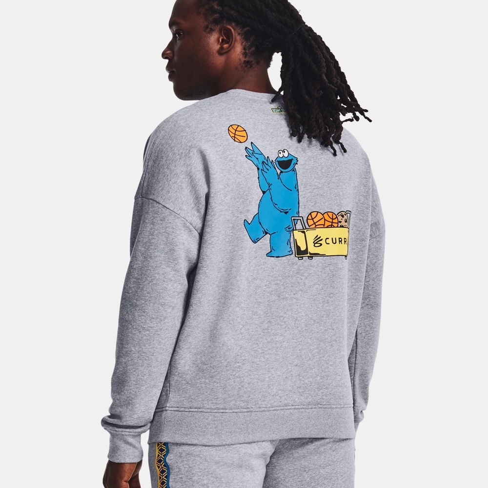 Under Armour X Stephen Curry Cookie Monster Sweatshirt Size XL Men’s